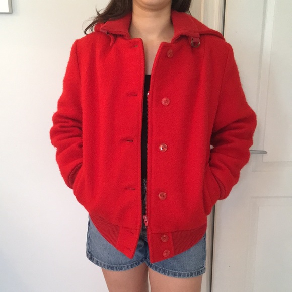 Vintage 60s Hudson’s Bay Wool Bomber Jacket - Picture 2 of 9